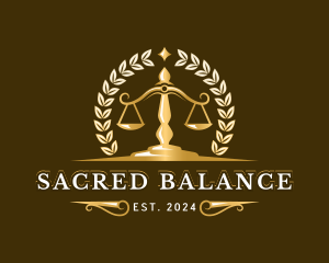 Law Firm Scale Attorney logo design