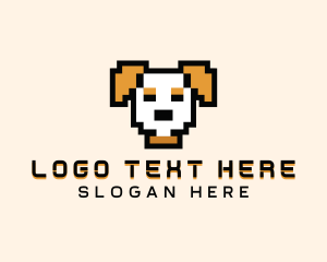 Retro Pixel Dog logo