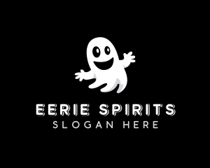 Scary Halloween Ghost logo design