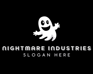 Scary Halloween Ghost logo