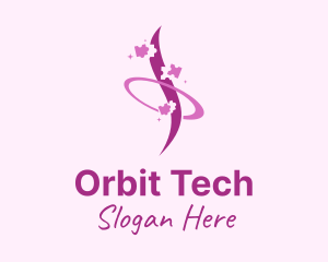 Spine Orbit Puzzle logo design