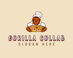 Chef Gorilla Pizza logo design