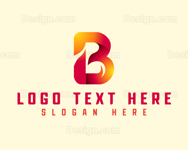 Technology Modern Letter B Logo