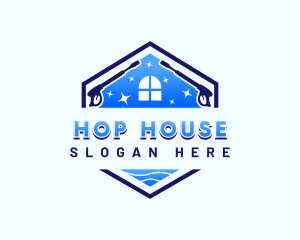 House Cleaning Pressure Washer logo design