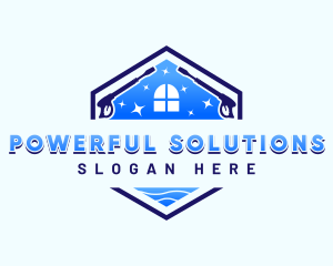 House Cleaning Pressure Washer logo design