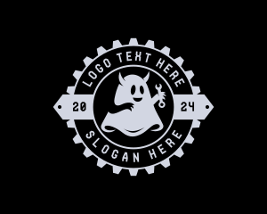 Ghost Mechanic Gear logo