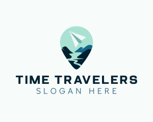 Travel Plane Vacation logo design