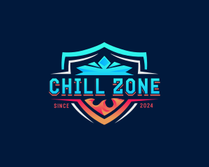 Fire Ice Cooling logo design