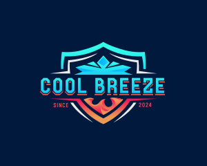 Fire Ice Cooling logo design