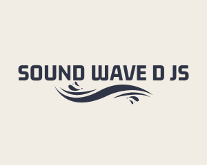 Wave Ocean Wordmark logo design