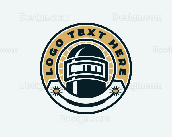 Industrial Steelworks Welder Logo