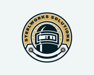 Industrial Steelworks Welder logo design