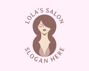 Elegant Woman Hair Salon logo design