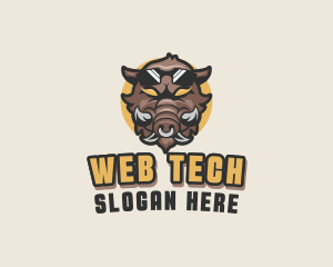 Warthog Pig Gaming logo design