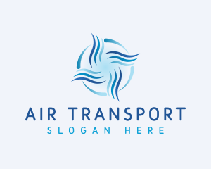 Air Conditioning Wind Airflow  logo design