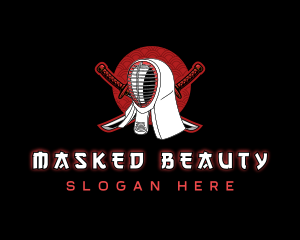 Japan Kendo Mask logo design