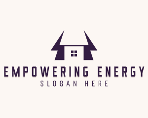 Power Energy Lightning logo design