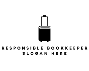 Stroller Book Suitcase logo design