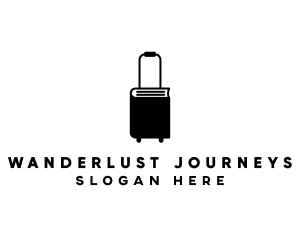 Stroller Book Suitcase logo design