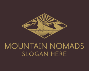 Mountain Travel Destination logo design