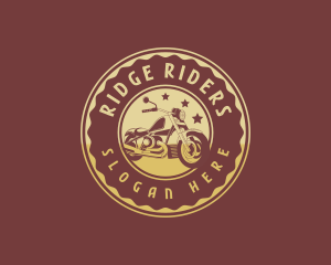 Motorcycle Motocross Biker logo design