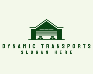 Warehouse Sorting Transport logo design