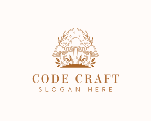 Magical Mushroom Crafts logo design