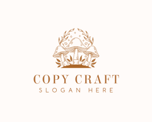 Magical Mushroom Crafts logo design