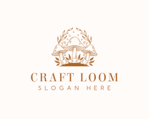 Magical Mushroom Crafts logo design