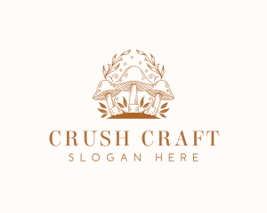 Magical Mushroom Crafts logo design