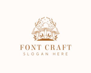 Magical Mushroom Crafts logo design