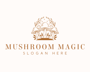 Magical Mushroom Crafts logo design