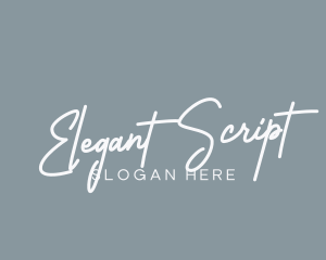 Business Script Company logo design