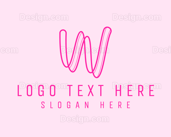 Fashion Brand Letter W Logo