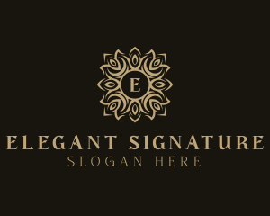 Stylish Elegant Florist logo design