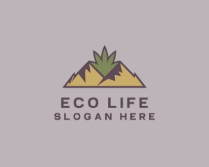 Mountain Cannabis Weed logo design