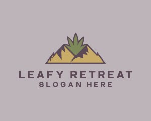 Mountain Cannabis Weed logo design