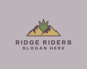 Mountain Cannabis Weed logo design