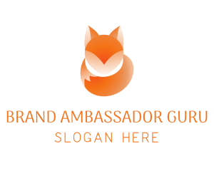 Orange Fox Tail logo design