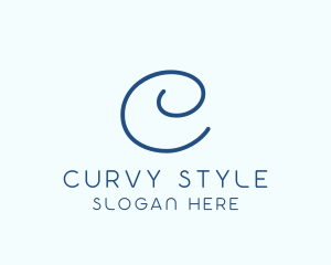 Dainty Handwritten Curly logo design