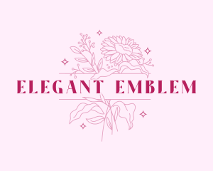 Flower Beauty Boutique logo design