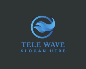 Beach Resort Wave logo design