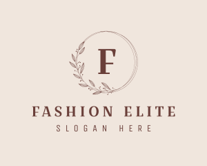 Floral Fashion Boutique Studio logo design