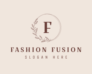 Floral Fashion Boutique Studio logo design