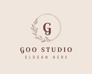 Floral Fashion Boutique Studio logo design