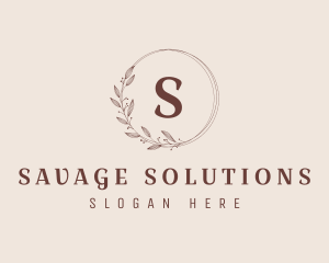 Floral Fashion Boutique Studio logo design