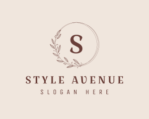 Floral Fashion Boutique Studio logo design