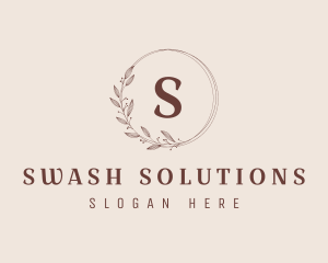 Floral Fashion Boutique Studio logo design