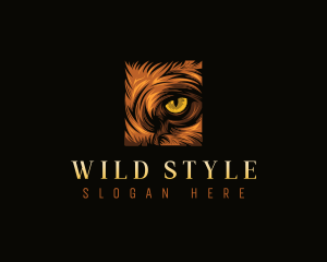 Wild Lion Eye logo design