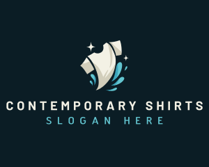 Clean Shirt Laundry logo design